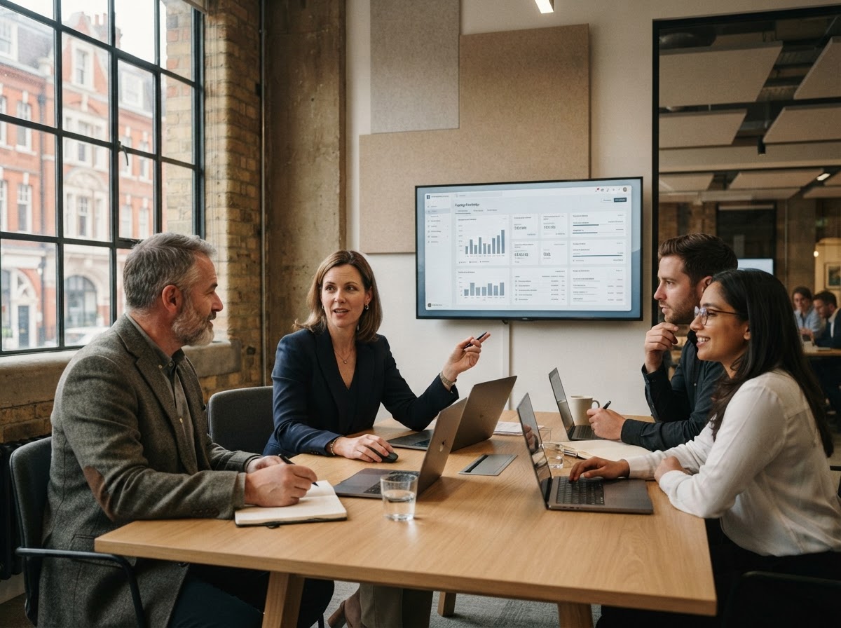 Fidelity Heritage Union analyst reviewing predictive allocation models on screen